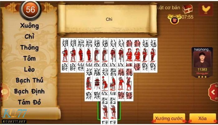 Cách chơi bài chắn Kubet chi tiết, dễ hiểu cho các anh em